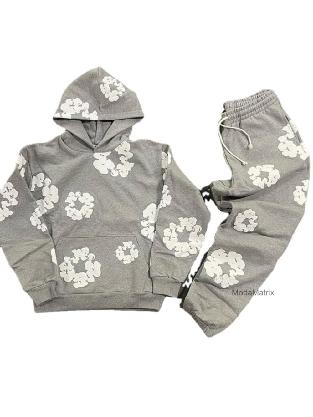 Oversized Pullover Top Long Sleeve Hooded Sweatshirt Cotton Polyester Blend